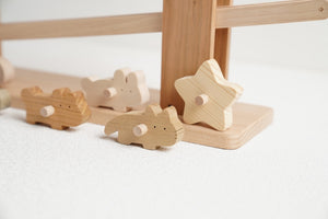 Wooden Rolling Animals